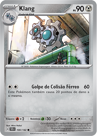 Klang (100/142) - Carta Avulsa Pokemon