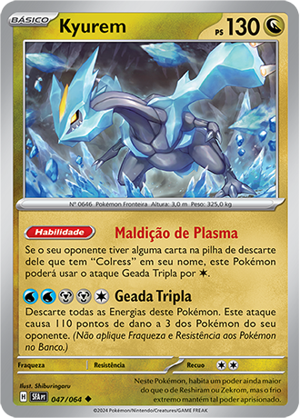 Kyurem (047/064) REV FOIL - Carta Avulsa Pokemon