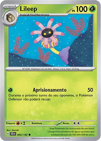 Lileep (005/142) - Carta Avulsa Pokemon