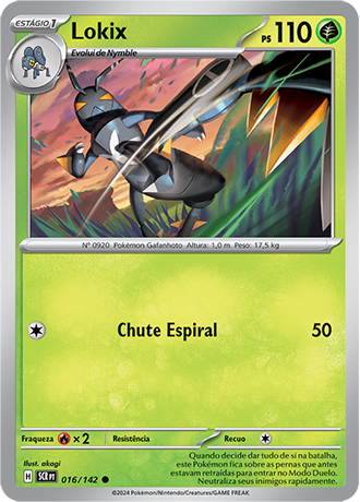 Lokix (016/142) - Carta Avulsa Pokemon