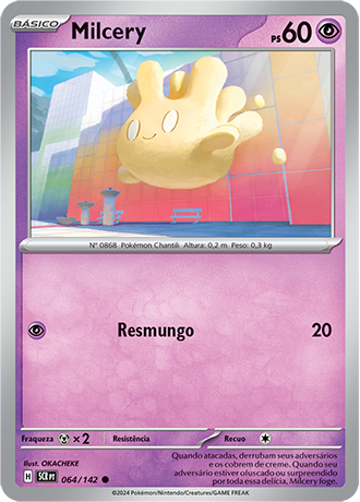 Milcery (064/142) - Carta Avulsa Pokemon