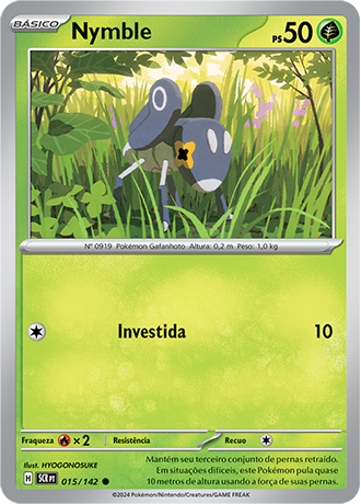 Nymble (015/142) - Carta Avulsa Pokemon