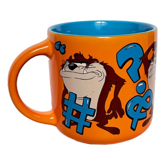 Caneca Looney Tunes Taz !@#% 400ml - CN 400ml
