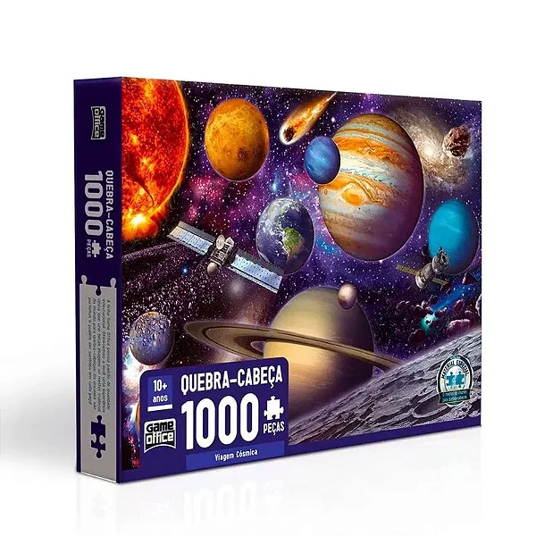 Quebra-Cabeça Viagem Cósmica - 1000pçs