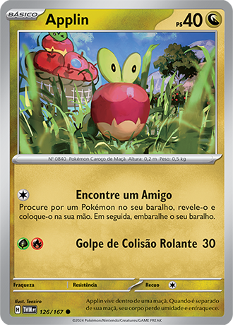 Applin (126/167) - Carta Avulsa Pokemon