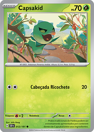 Capsakid (012/191) - Carta Avulsa Pokemon