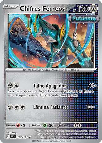 Chifres Férreos / Iron Crown (132/191) FOIL - Carta Avulsa Pokemon