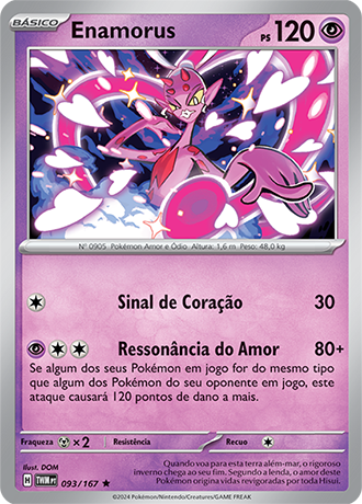 Enamorus (093/167) FOIL - Carta Avulsa Pokemon