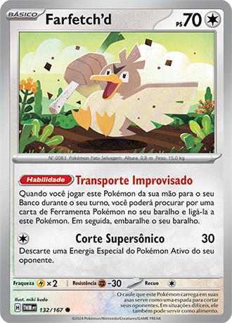Farfetch'd (132/167) - Carta Avulsa Pokemon