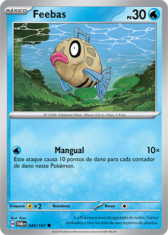 Feebas (049/167) - Carta Avulsa Pokemon
