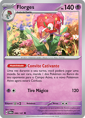 Florges (088/167) - Carta Avulsa Pokemon