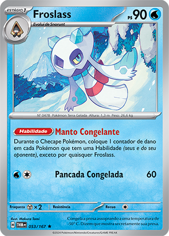 Froslass (053/167) FOIL - Carta Avulsa Pokemon