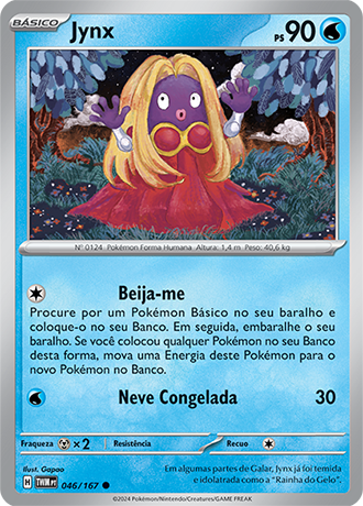 Jynx (046/167) - Carta Avulsa Pokemon