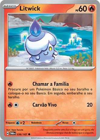 Litwick (036/167) - Carta Avulsa Pokemon