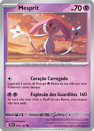 Mesprit (079/191) - Carta Avulsa Pokemon