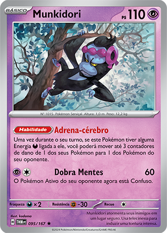 Munkidori (095/167) - Carta Avulsa Pokemon