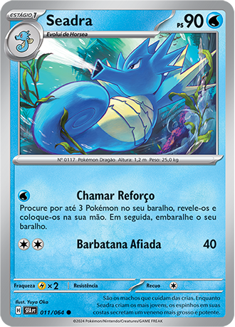 Seadra (011/064) - Carta Avulsa Pokemon