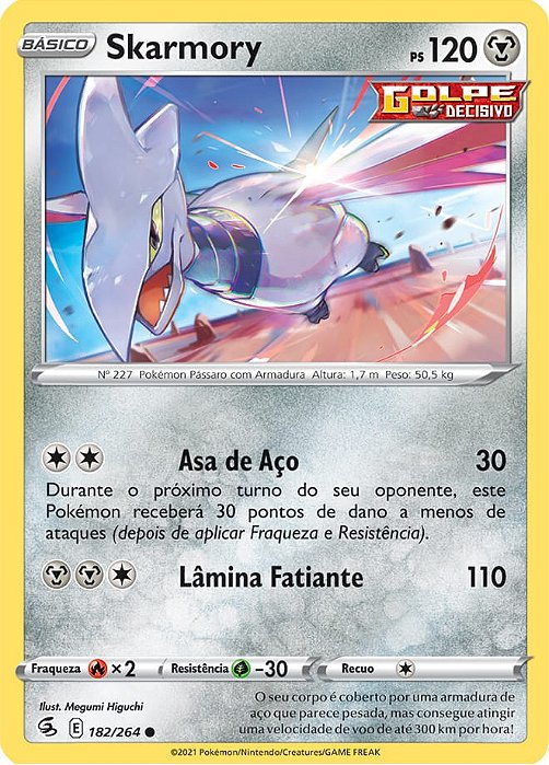 Skarmory (182/264) - Carta Avulsa Pokemon