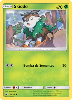 Skiddo (10/111) - Carta Avulsa Pokemon
