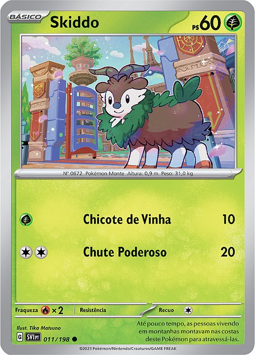 Skiddo (011/198) - Carta Avulsa Pokemon
