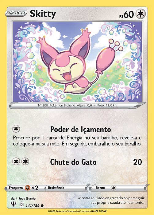 Skitty (141/189) - Carta Avulsa Pokemon