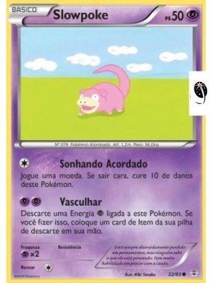 Slowpoke (32/83) - Carta Avulsa Pokemon