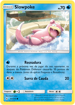 Slowpoke (42/214) - Carta Avulsa Pokemon