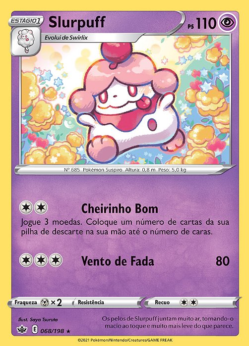 Slurpuff (68/198) REV FOIL - Carta Avulsa Pokemon