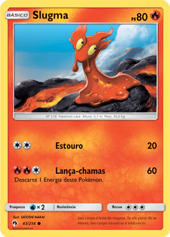 Slugma (43/214) - Carta Avulsa Pokemon