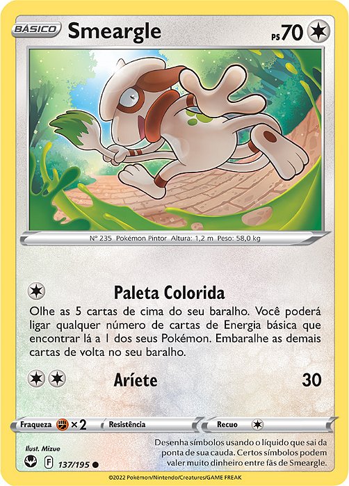 Smeargle (137/195) - Carta Avulsa Pokemon