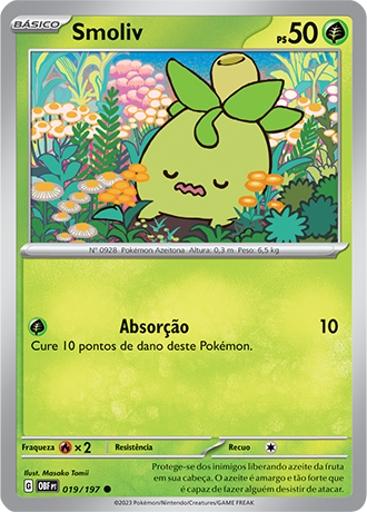 Smoliv (019/197) - Carta Avulsa Pokemon