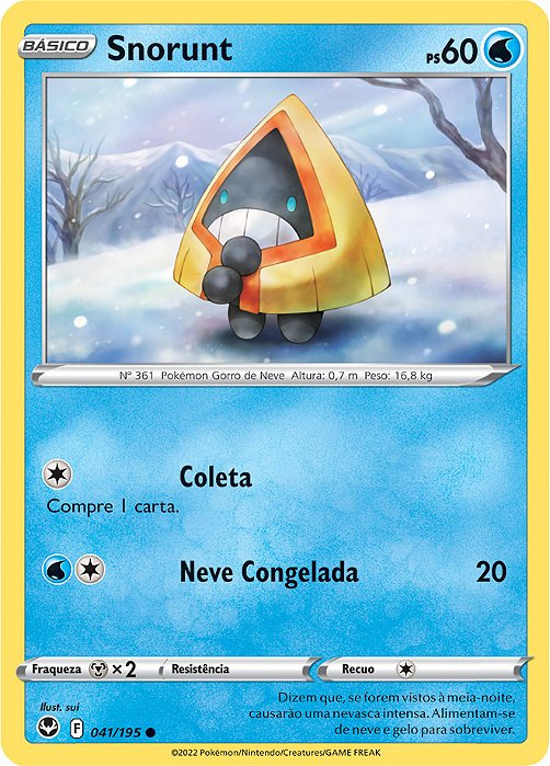 Snorunt (041/195) - Carta Avulsa Pokemon