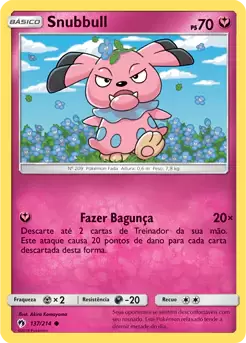 Snubbull (137/214) - Carta Avulsa Pokemon