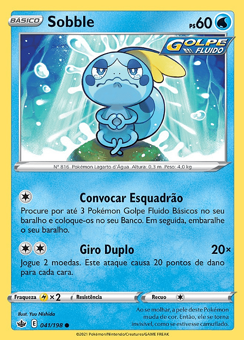 Sobble (41/198) - Carta Avulsa Pokemon