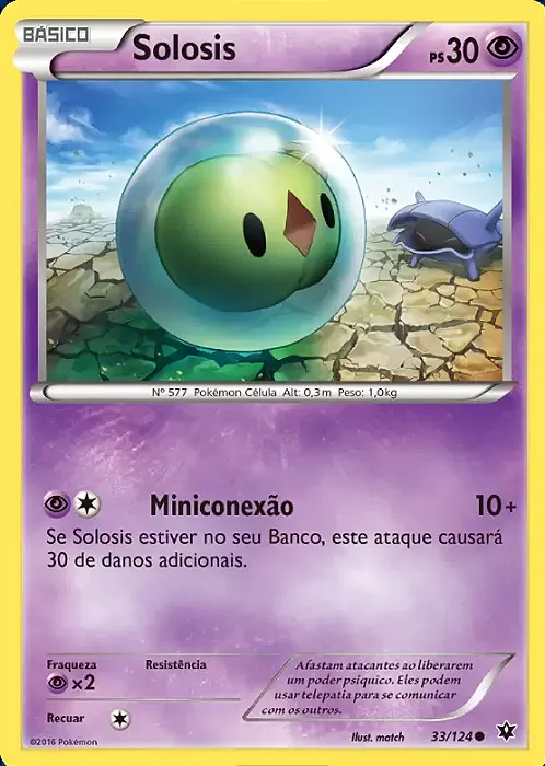 Solosis (33/124) - Carta Avulsa Pokemon