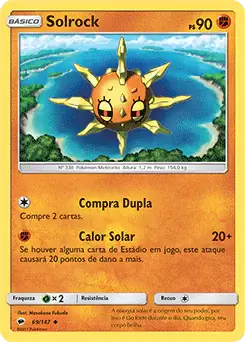 Solrock (69/147) - Carta Avulsa Pokemon