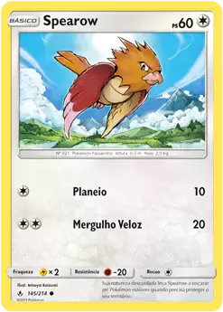 Spearow (145/214) - Carta Avulsa Pokemon