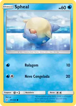 Spheal (49/236) - Carta Avulsa Pokemon