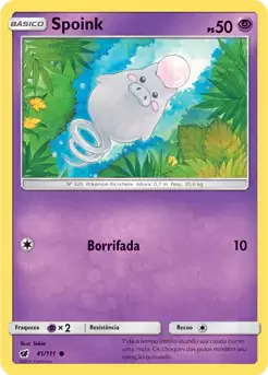 Spoink (41/111) - Carta Avulsa Pokemon
