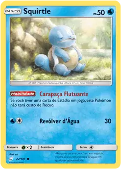 Squirtle (22/181) - Carta Avulsa Pokemon