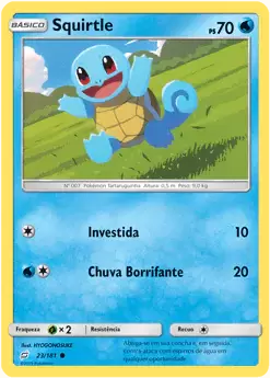 Squirtle (23/181) - Carta Avulsa Pokemon