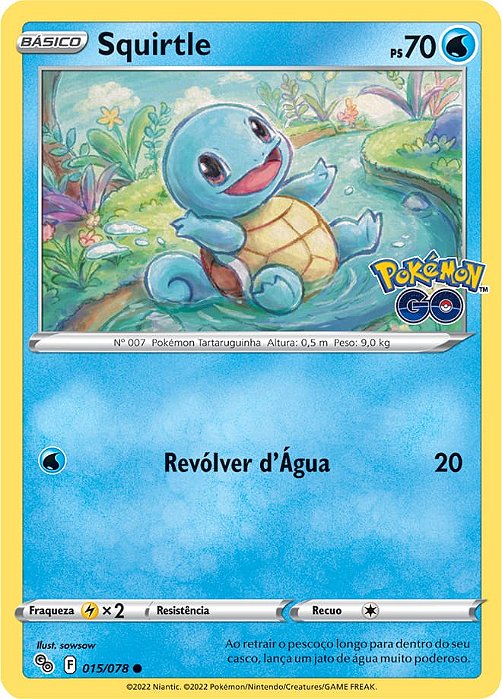 Squirtle (015/078) - Carta Avulsa Pokemon