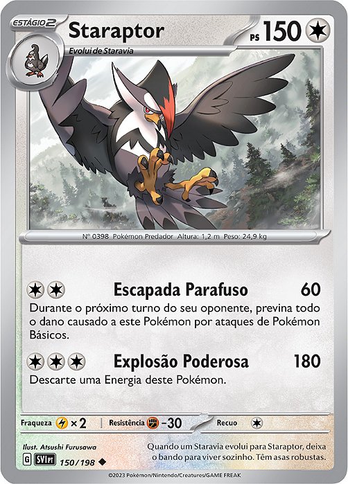 Staraptor (150/198) - Carta Avulsa Pokemon