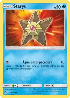 Staryu (13/68) - Carta Avulsa Pokemon