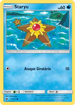 Staryu (15/111) - Carta Avulsa Pokemon