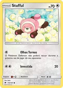 Stufful (110/147) REV FOIL - Carta Avulsa Pokemon