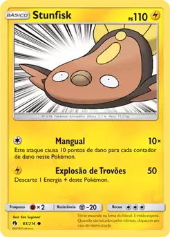 Stunfisk (83/214) - Carta Avulsa Pokemon