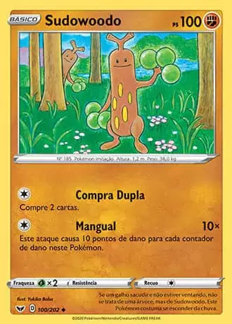 Sudowoodo (100/202) - Carta Avulsa Pokemon
