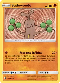 Sudowoodo (110/214) - Carta Avulsa Pokemon