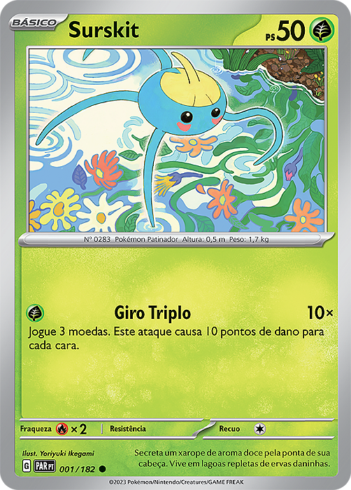 Surskit (001/182) - Carta Avulsa Pokemon